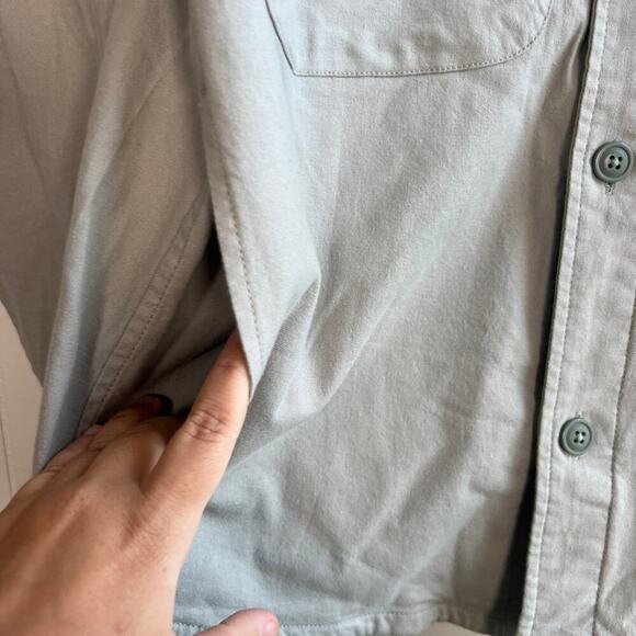 Abercrombie & Fitch Men's Linen Cotton Blend Shirt Jacket Size Medium - Picture 10 of 10